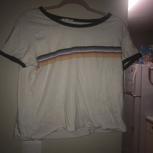 Rainbow stripe t